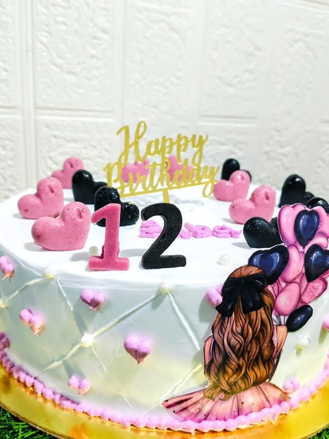 Barbie Birthday Cake view 2