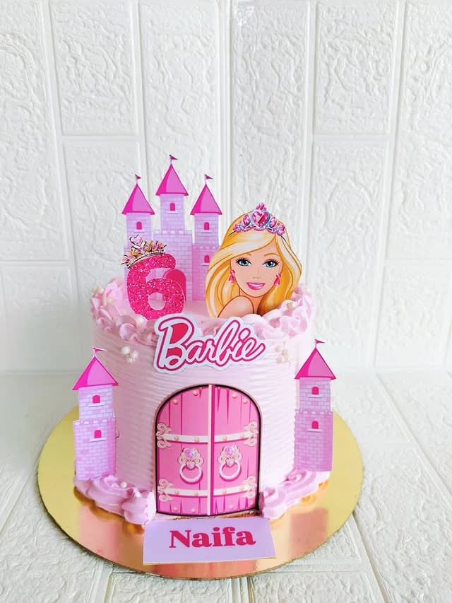 Barbie Castle Cake — kids cake in Goa by Sweet Bites