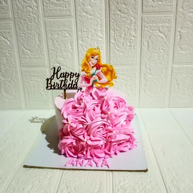 Barbie Doll Birthday Cake view 2