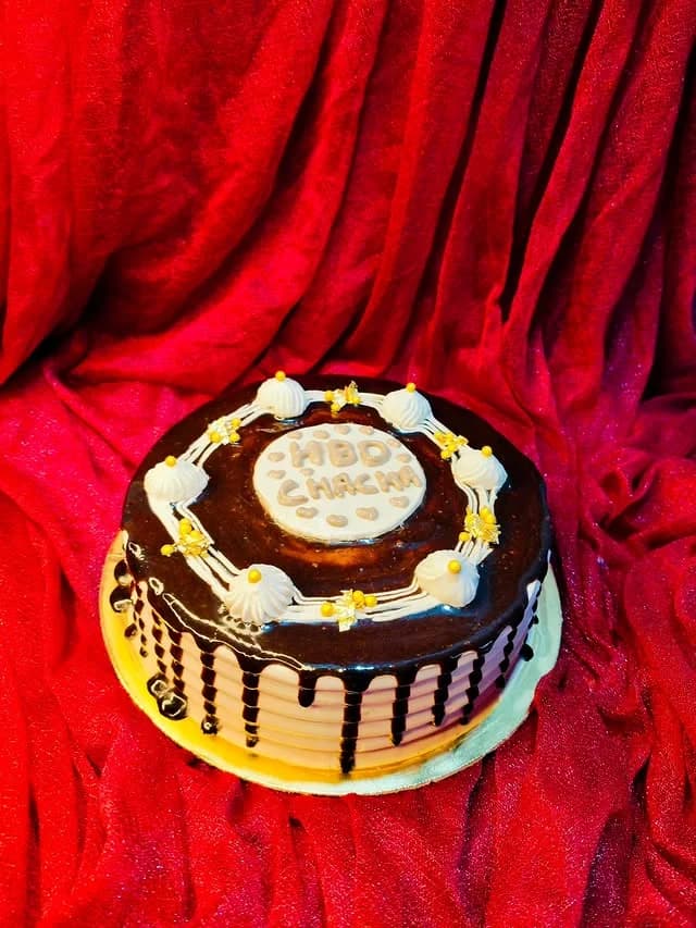 Chocolate Syrup Cake — custom cake by Sweet Bites Goa