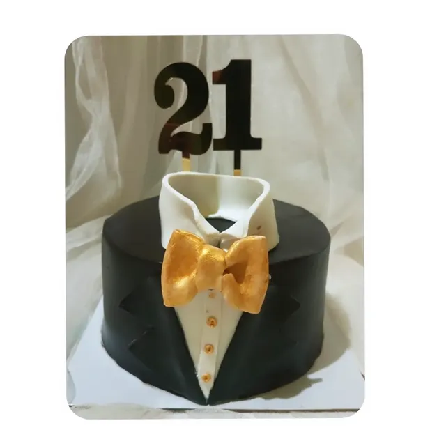 Coat Design Cake — custom cake by Sweet Bites Goa