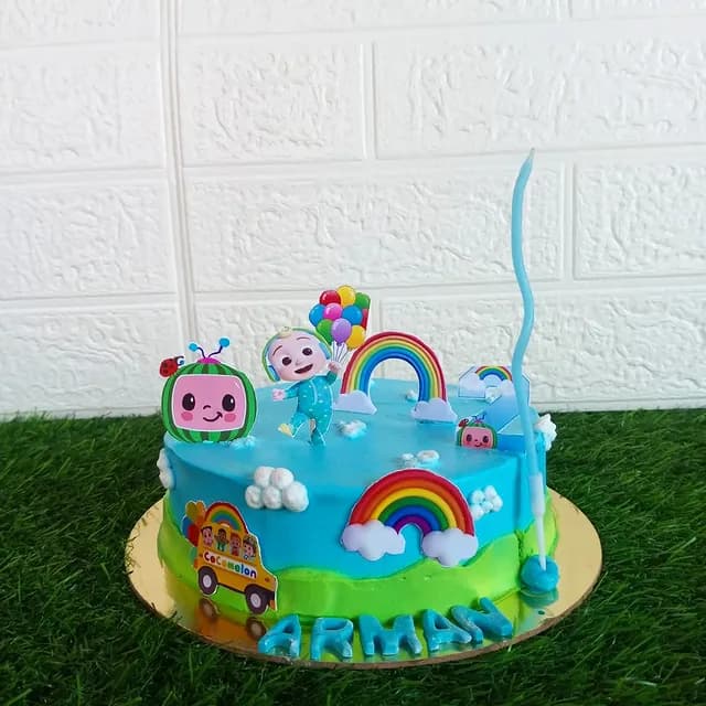 Cocomelon Birthday Cake view 2