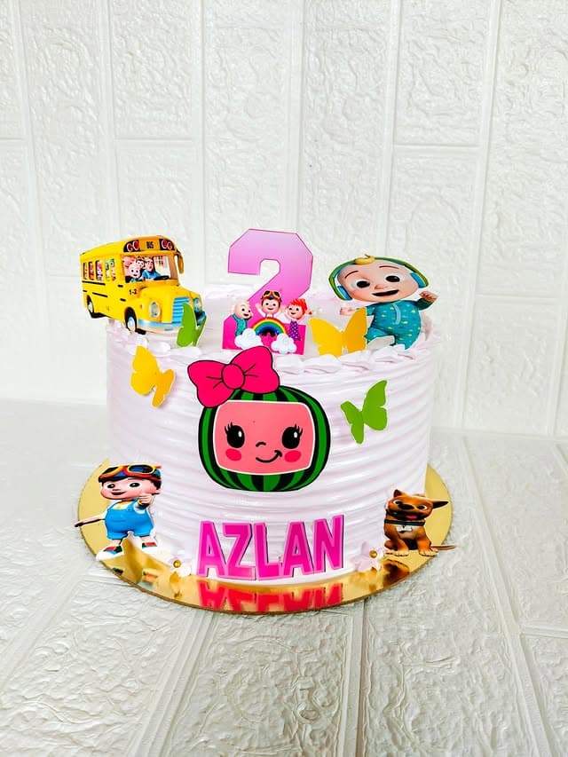 Cocomelon cake Goa — kids birthday character cake by Sweet Bites
