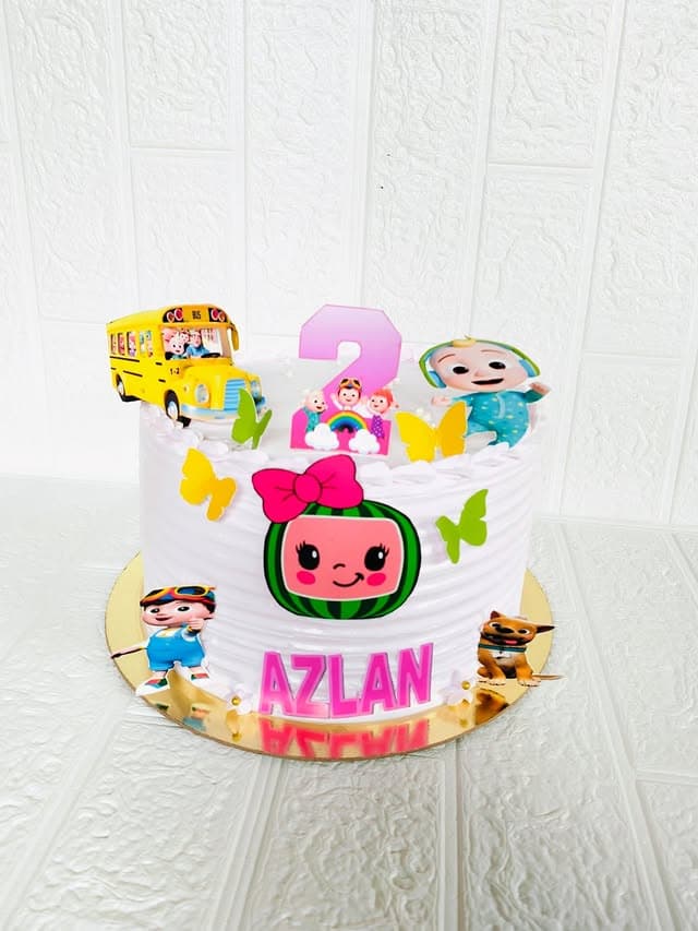 Cocomelon Kids Cake view 3