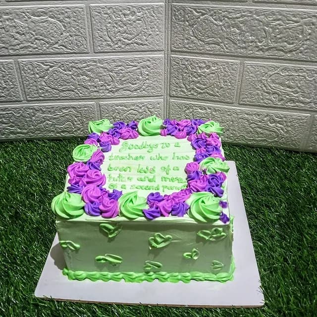 Farewell cake Goa — office send-off cake by Sweet Bites Muskan