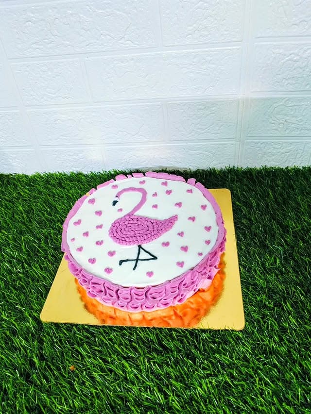 Flamingo Cake view 2