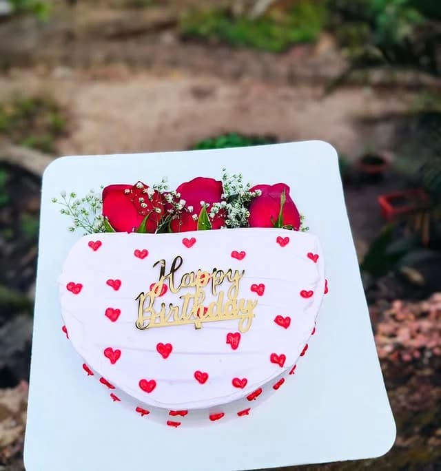 Half Sphere Cream Cake view 2
