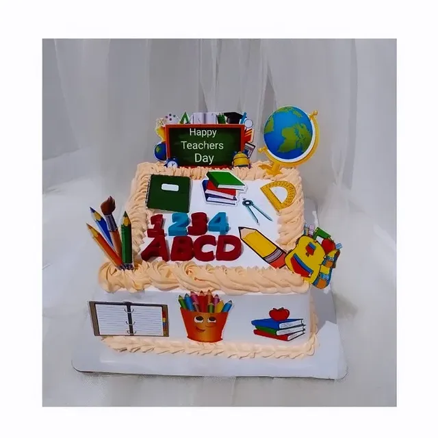Modern Design Teacher's Day Cake — teachers day cake in Goa by Sweet Bites