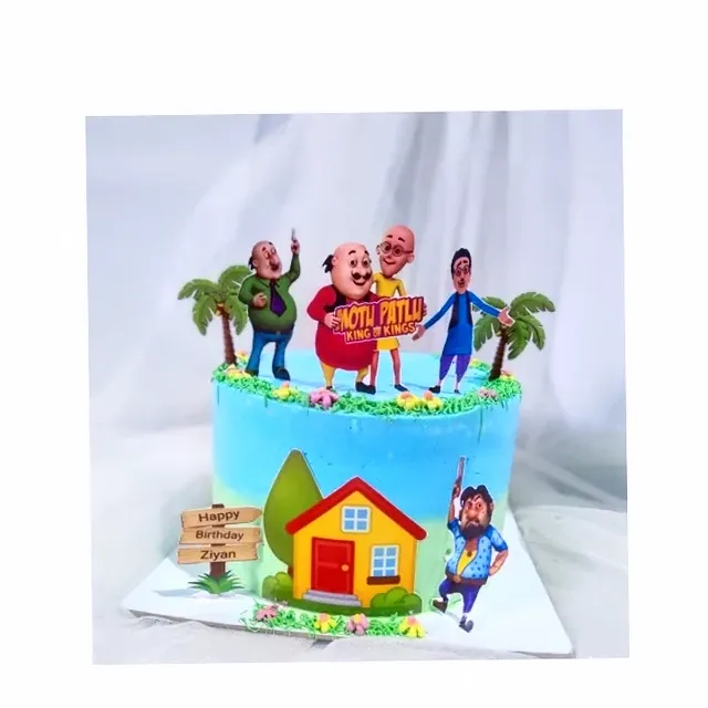 Motu Patlu Birthday Cake view 2