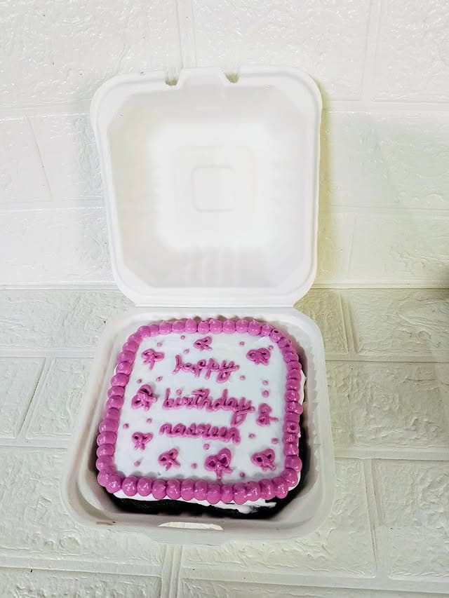 Ribbon Heart Bento Cake — bento cake in Goa by Sweet Bites