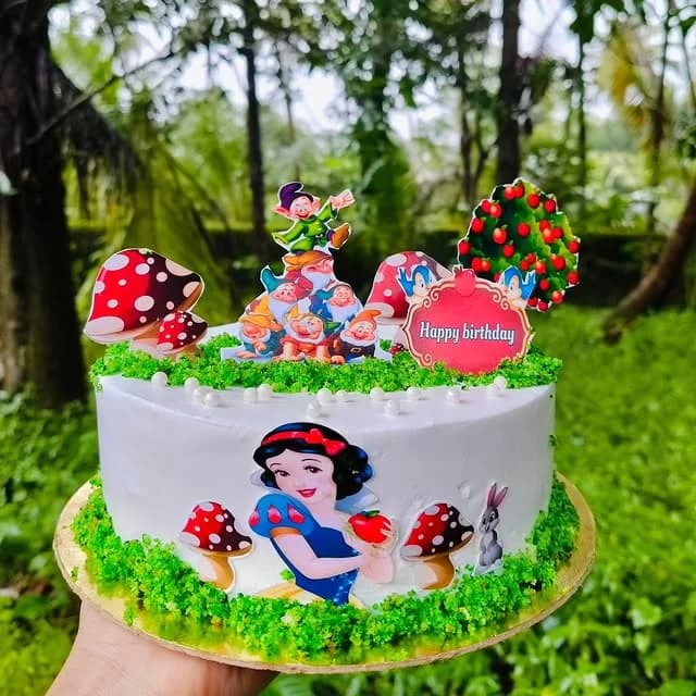 Snow White Cake view 2
