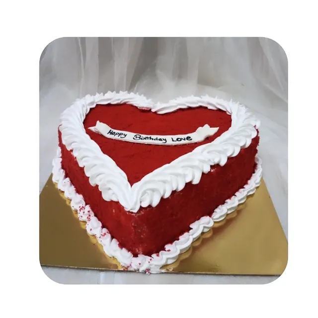 Heart Design Cake — custom cake by Sweet Bites Goa