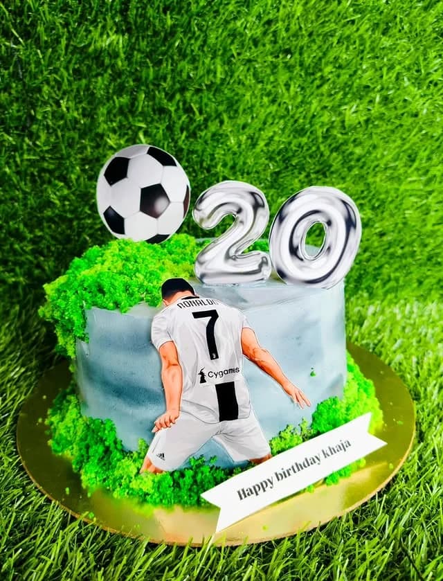 Ronaldo Design Cake — custom cake by Sweet Bites Goa