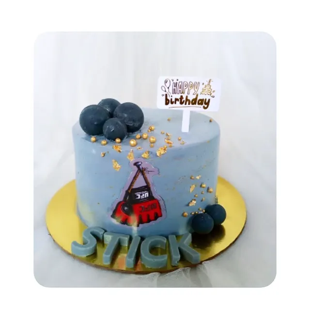 Stick Birthday Cake — custom cake by Sweet Bites Goa
