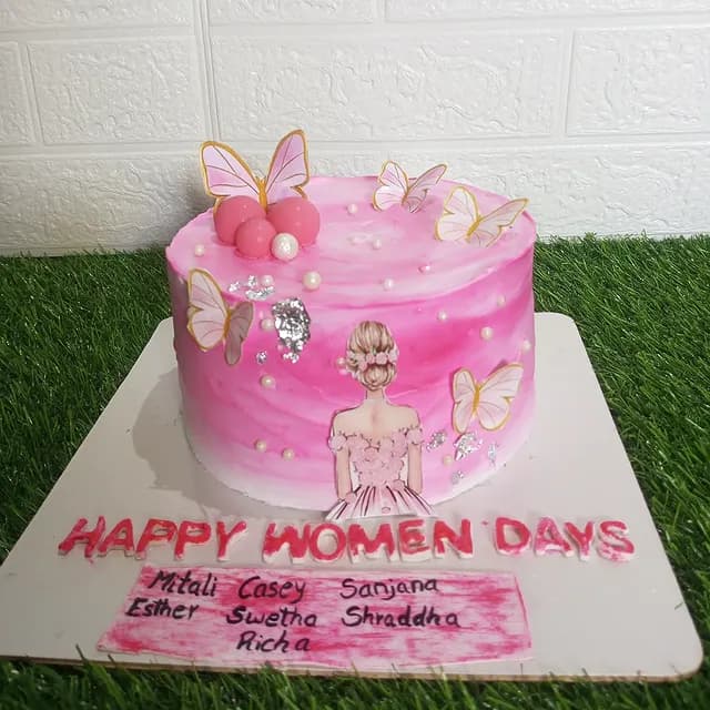 Women's Day Cake — custom cake by Sweet Bites Goa